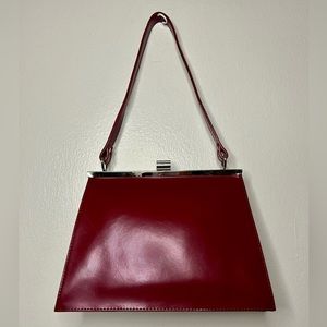 Red Leather Handbag